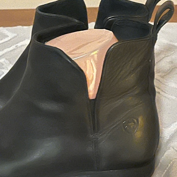 Ariat Broadway Black Leather Imperfection Boots Sz 7.5B - Picture 9 of 12